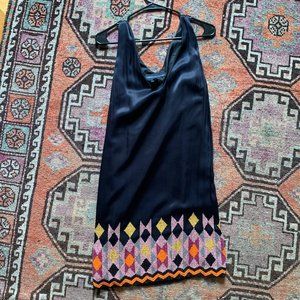 French Connection Beaded Shift Cocktail Dress